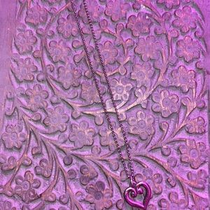 James Avery “scrolled heart charm” necklace